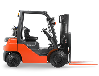 Equipment Rentals CLASS V Solid Pneumatic Tire Forklifts